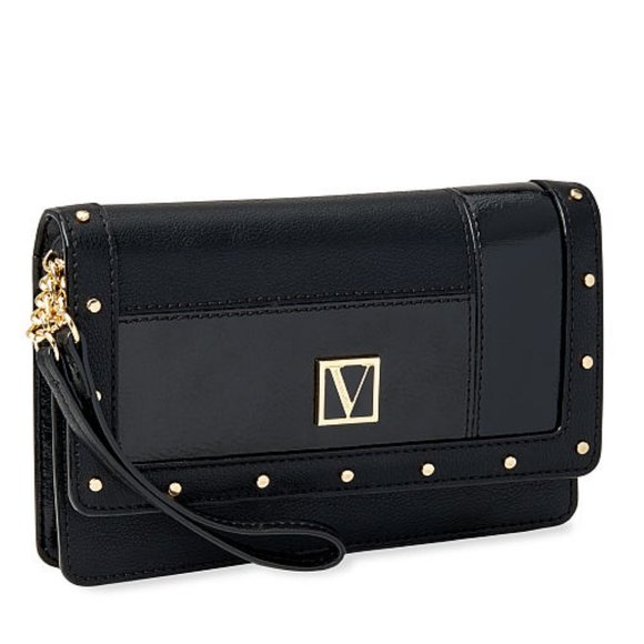 VICTORIA'S SECRET TECH CLUTCH- BLACK MIXED STUD - Picture 4 of 8